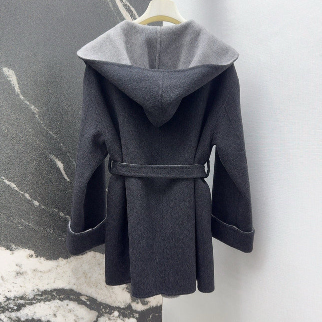 MAX MARA 25S HOODED MID-LENGTH COAT 161