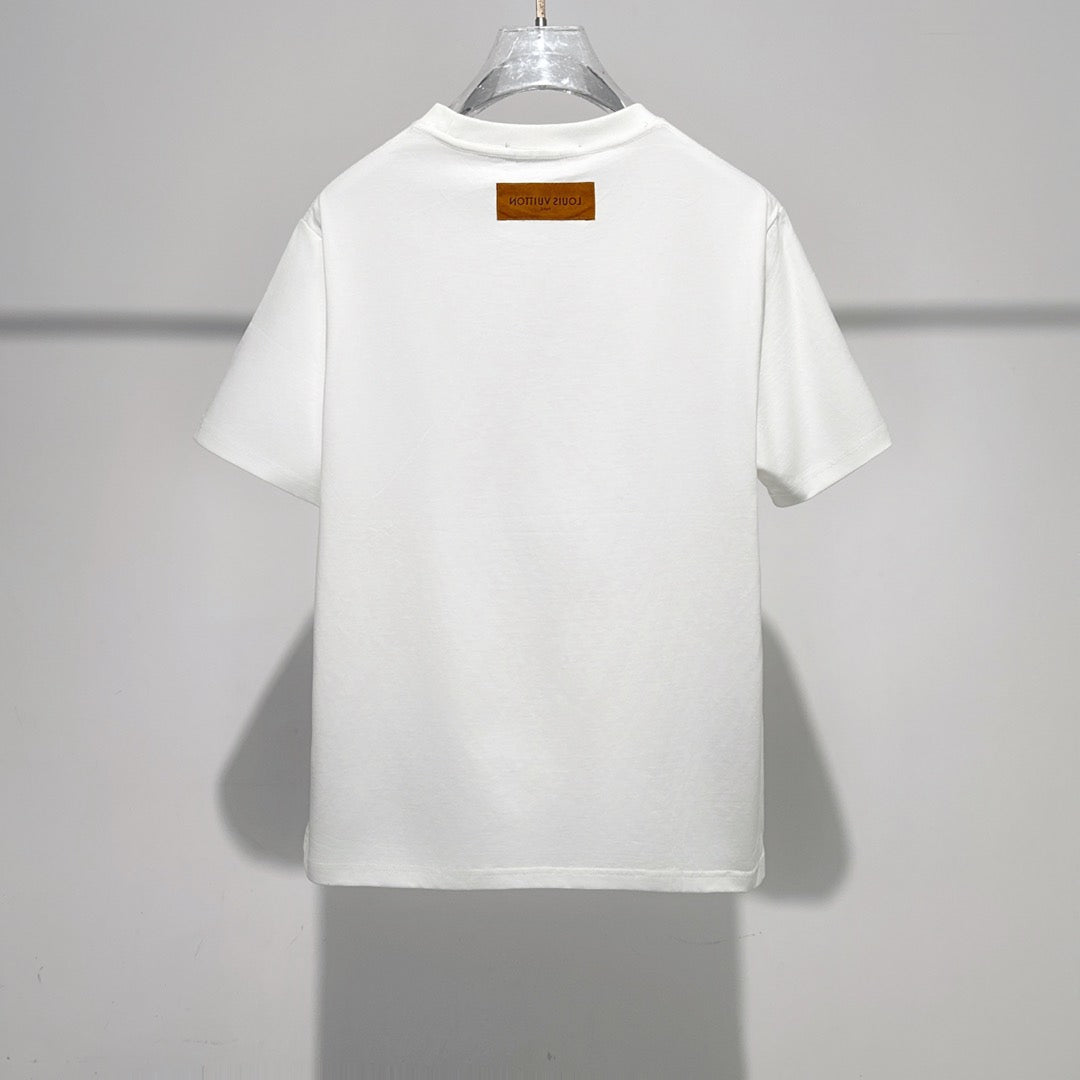 LV WHITE COTTON T-SHIRT 238911