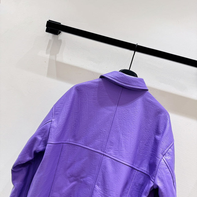 MIUMIU LEATHER JACKET STYLE 844