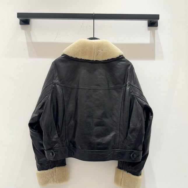 MIUMIU LEATHER JACKET STYLE 586