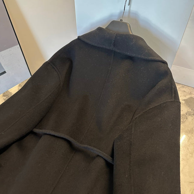 MAX MARA 25S CASHMERE COAT WITH FOX FUR TRIM 203