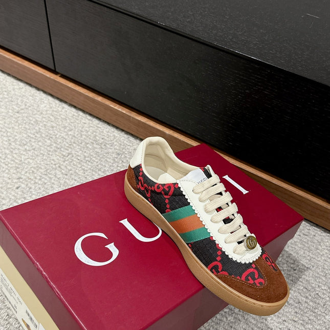GG & ADIDAS SNEAKER BROWN FABRIC