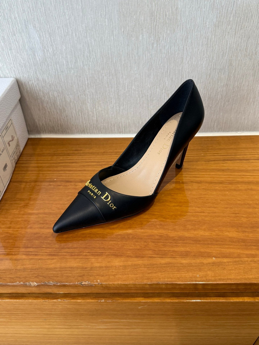 MY DD 25S HIGH HEEL 80MM IN BLACK CALFSKIN