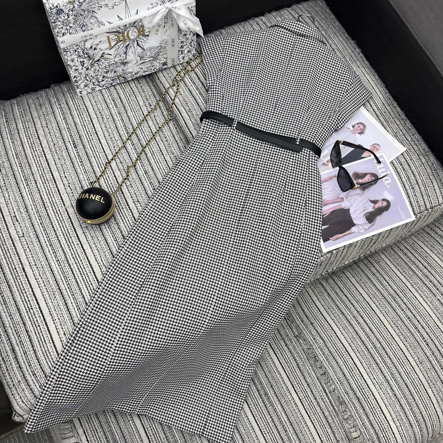 DIOR 25S LONG DOUBLE-BREASTED BLAZER DRESS 803