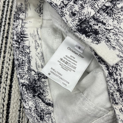 Dior 25C Short Toile de Jouy Scotland Pattern 228386
