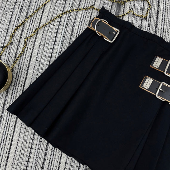 PRADA 25S PLEATED MINI SKIRT 345