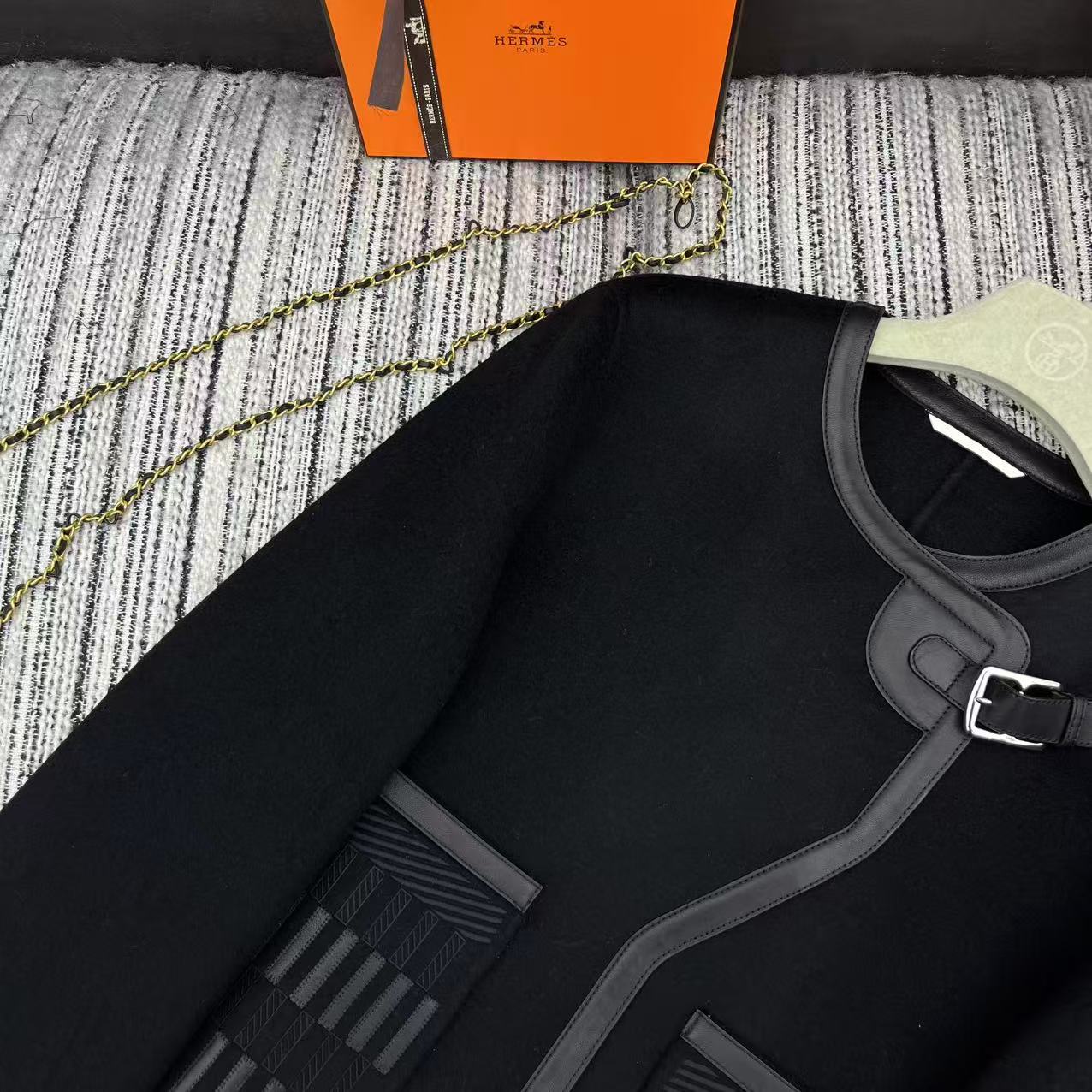 HERMES 25S KNITTED JACKET 053