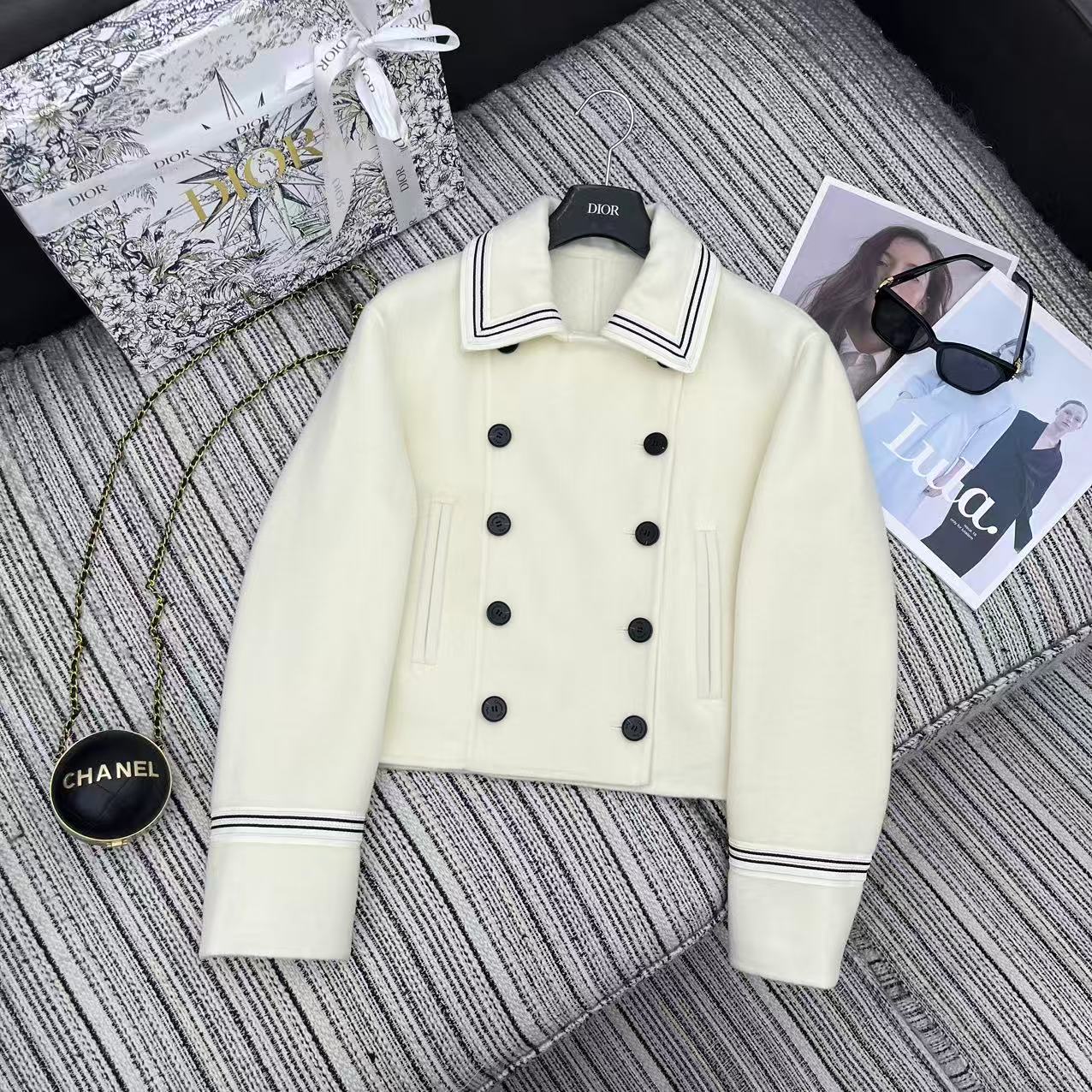 DIOR 25S REVERSIBLE KNIT JACKET 862