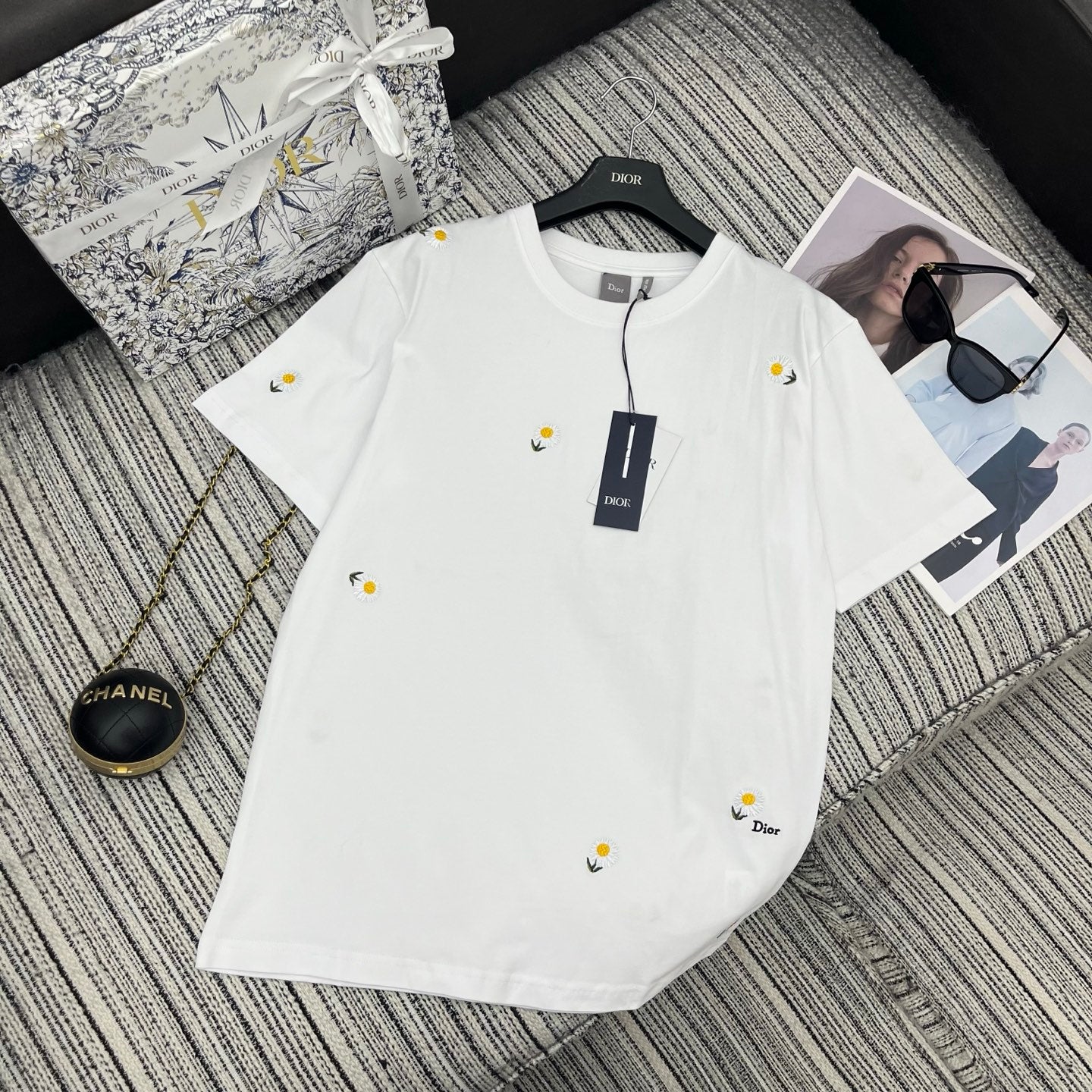 DIOR 26S SHORT-SLEEVE CREW-NECK T-SHIRT 1121