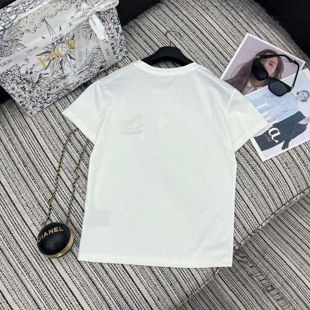 DIOR 26S SHORT-SLEEVE CREW-NECK T-SHIRT 1091