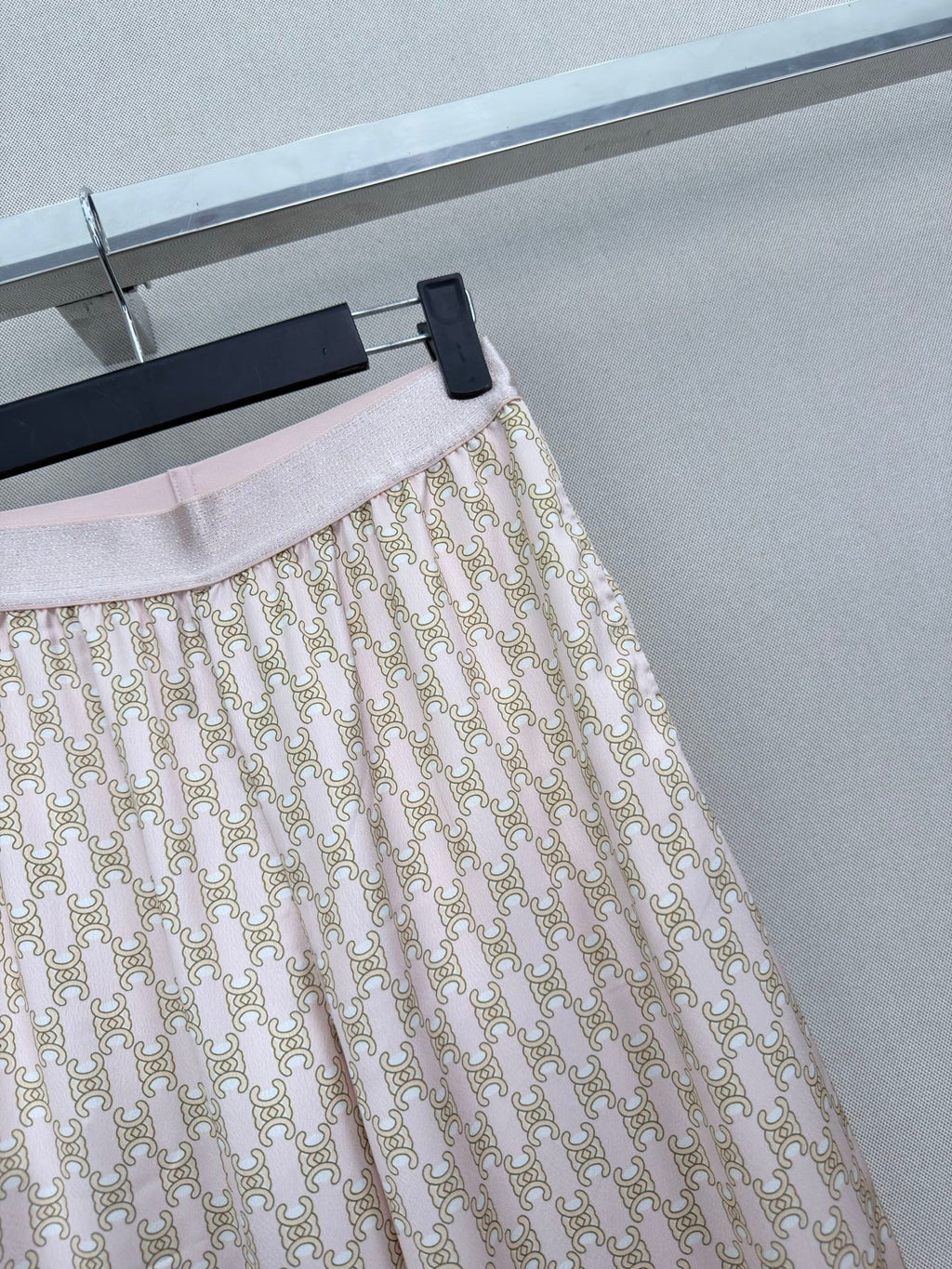 CELINE 26S ELASTIC WAIST WIDE LEG PANTS 338
