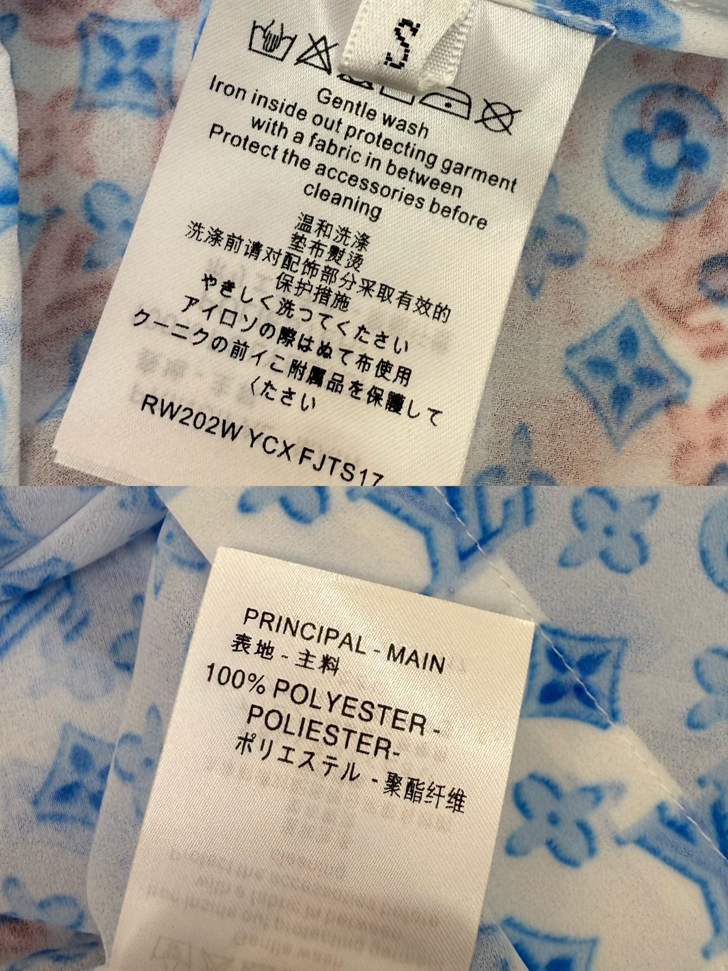 LONG SLEEVE SHIRT MONOPOLY PRINT FABRIC POLYESTER 266695