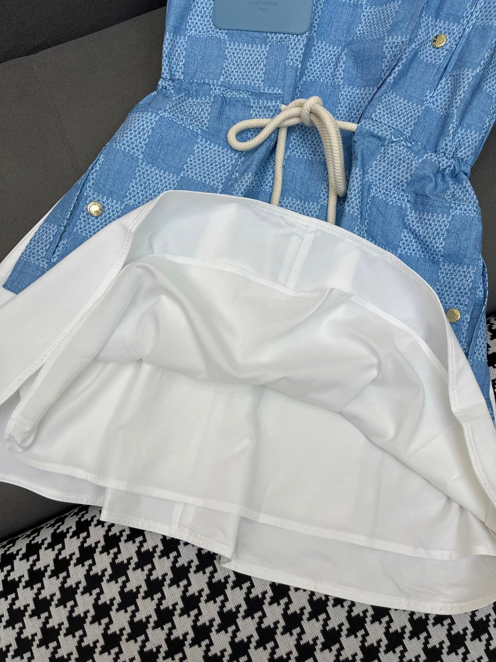 LV TANK DRESS BLUE 25S IN POLYESTER 266630