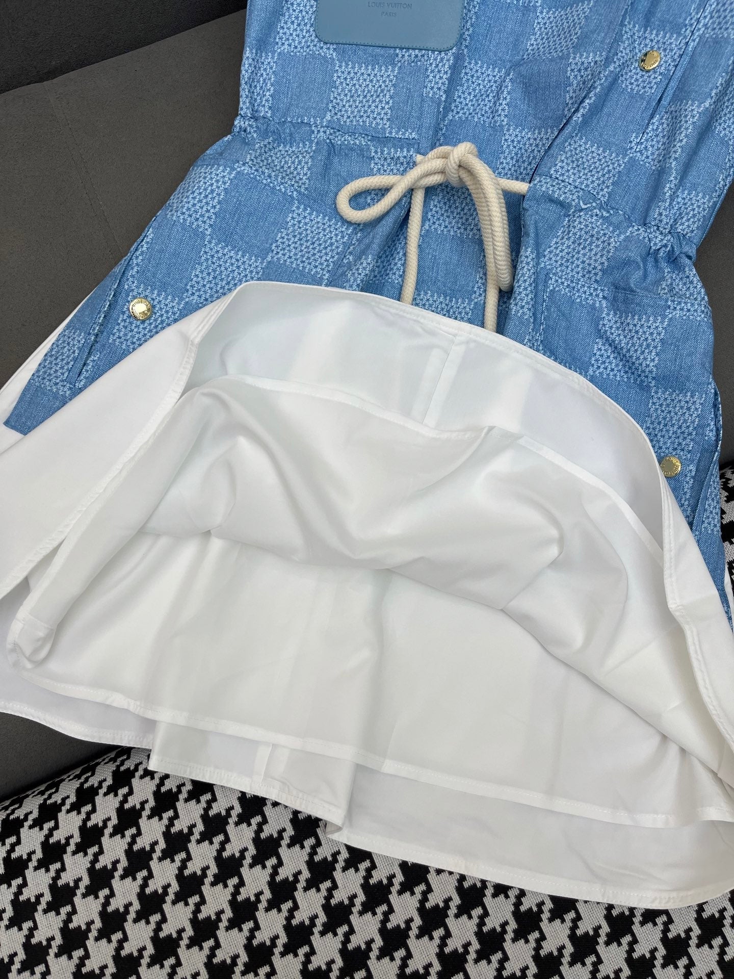 LV TANK DRESS BLUE 25S IN POLYESTER 266630