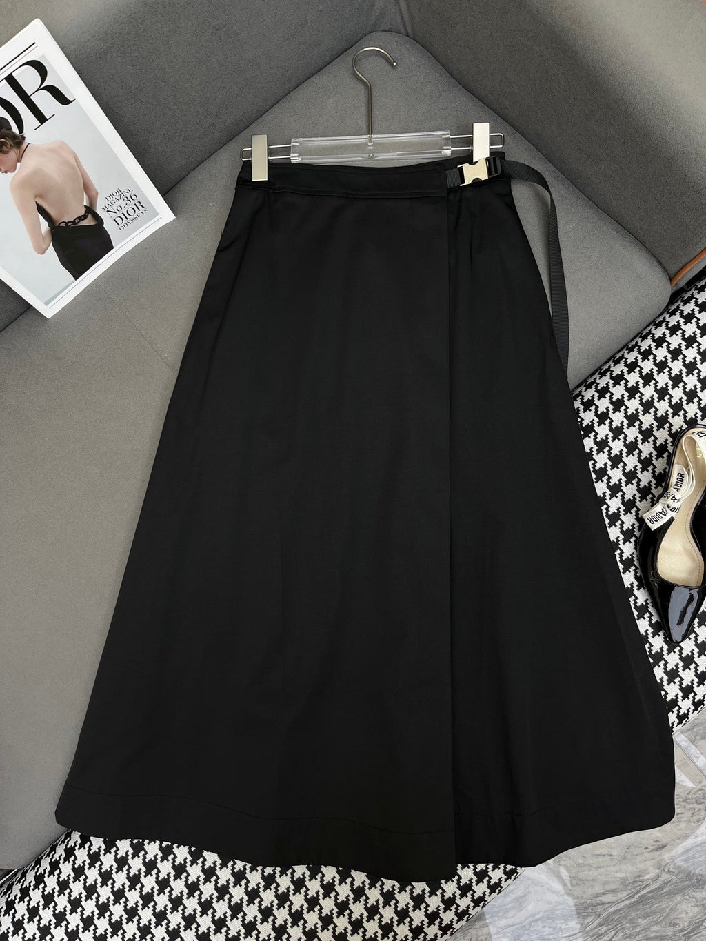DIO SIDE ZIP SKIRT25S IN COTTON 266675