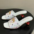 LV MURAKAMI HIGH-HEEL SANDALS 55MM IN MULTICOLOR MONOGRAM COATED CANVAS