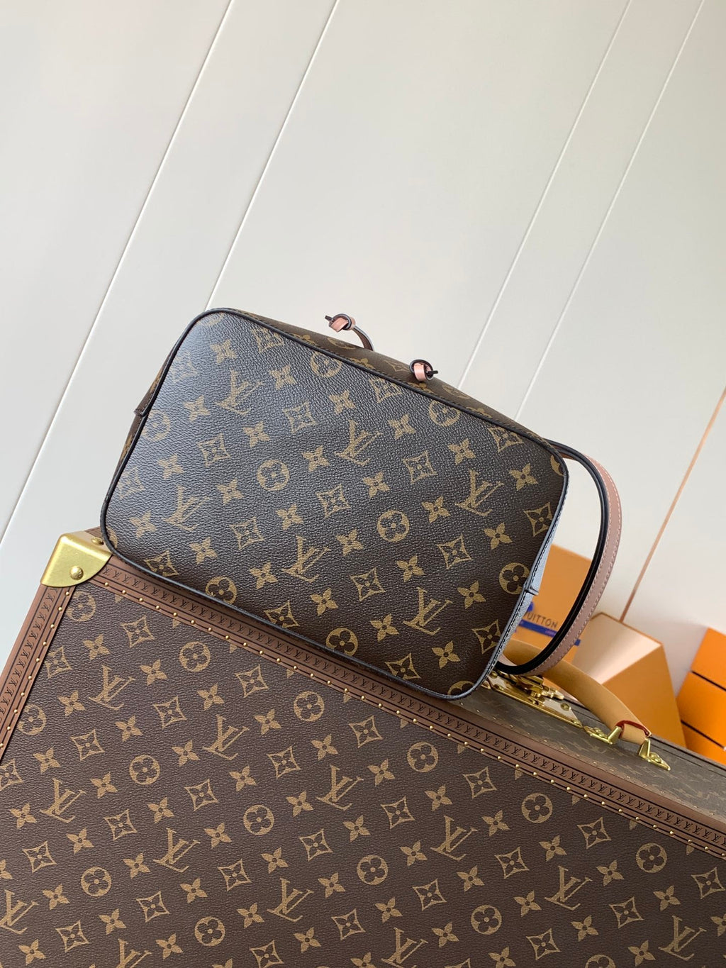 LV 26S GASTON BAG 26 IN BROWN MONOGRAM CANVAS STYLE 4