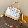 LV 26S ALMA BB BAG 23 IN WHITE MONOGRAM CANVAS