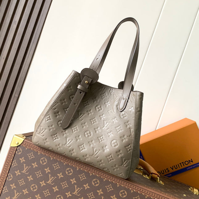 LV ALL IN ONE SHOULDER BAG 56 IN BROWN CALFSKIN