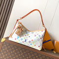 LV 26S CARRYALL EAST WEST BAG 36 IN WHITE CANVAS FABRIC