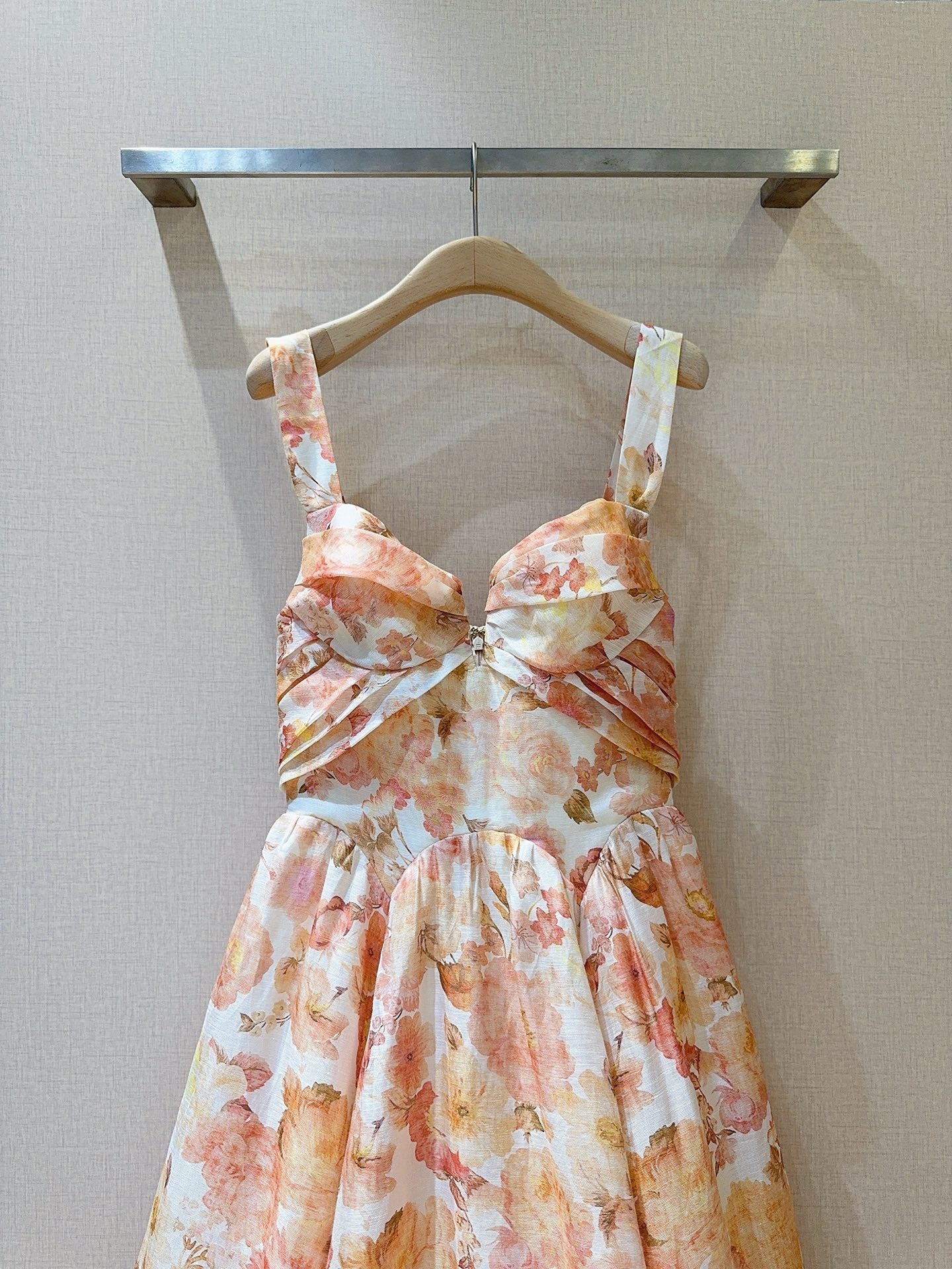 ZIMMERMANN 26S PATTERNED SPAGHETTI STRAP DRESS STYLE 75