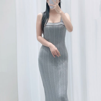 KNIT TOP AND STRAP DRESS SET 25250 STYLE 2