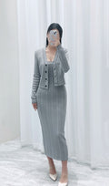 KNIT TOP AND STRAP DRESS SET 25250 STYLE 2