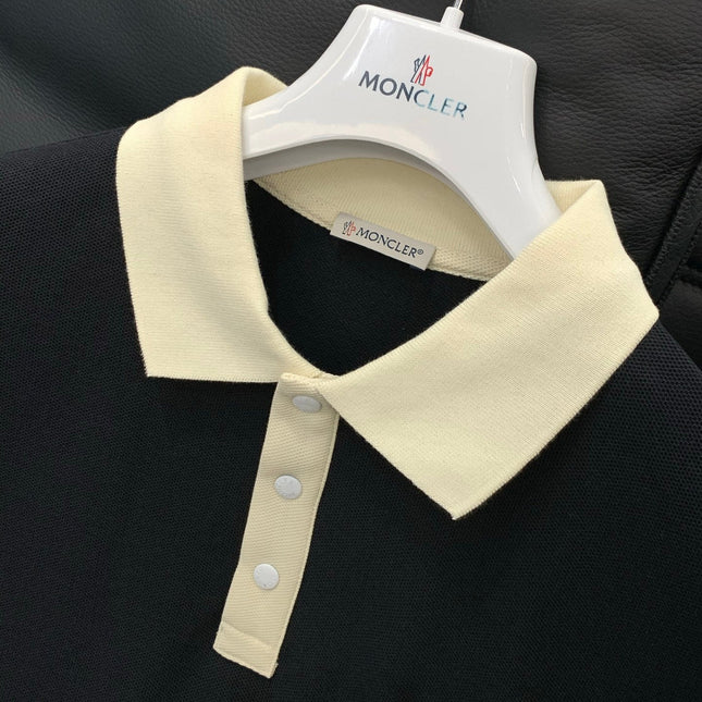 MONCLER 26S SHORT-SLEEVE POLO T-SHIRT 506