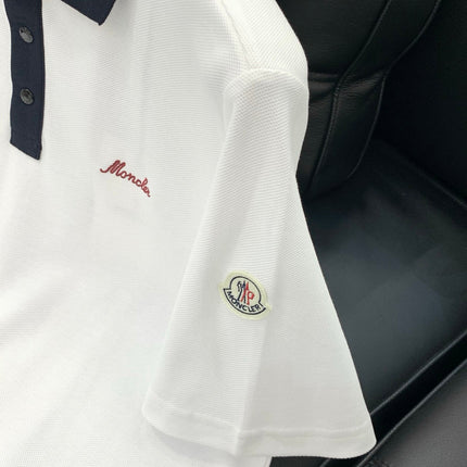 MONCLER 26S SHORT-SLEEVE POLO T-SHIRT 507