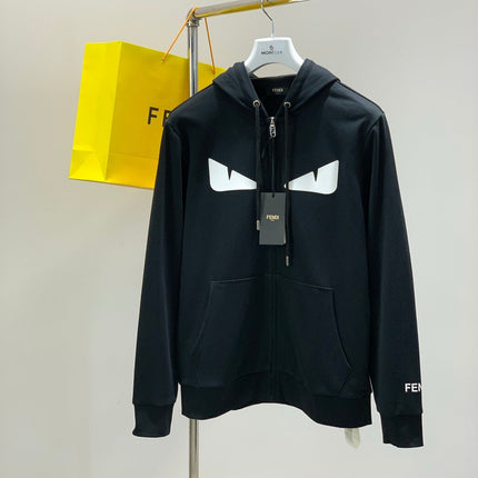 FENDI 26S ZIP-UP HOODIE 185