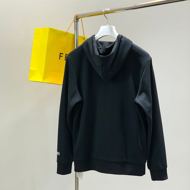 FENDI 26S ZIP-UP HOODIE 185