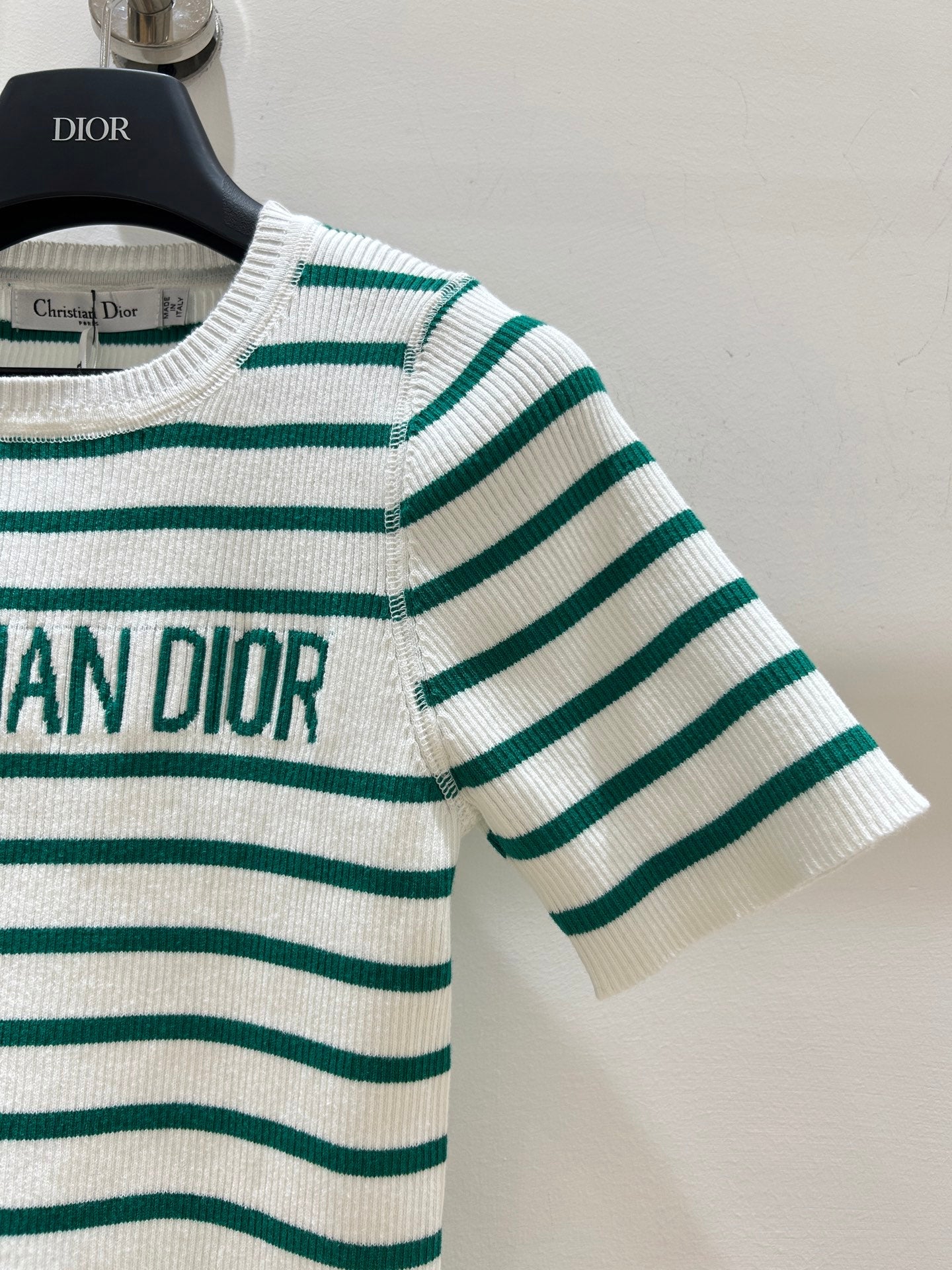 DIOR 25S STRIPED SHORT-SLEEVE T-SHIRT 671