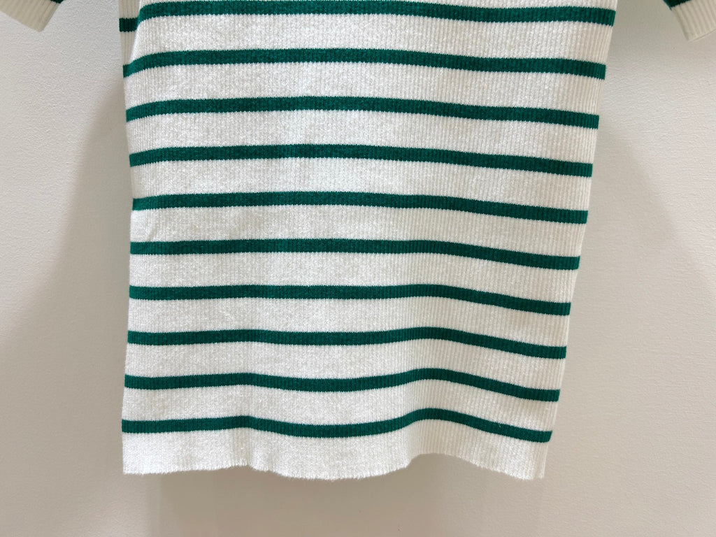 DIOR 25S STRIPED SHORT-SLEEVE T-SHIRT 671