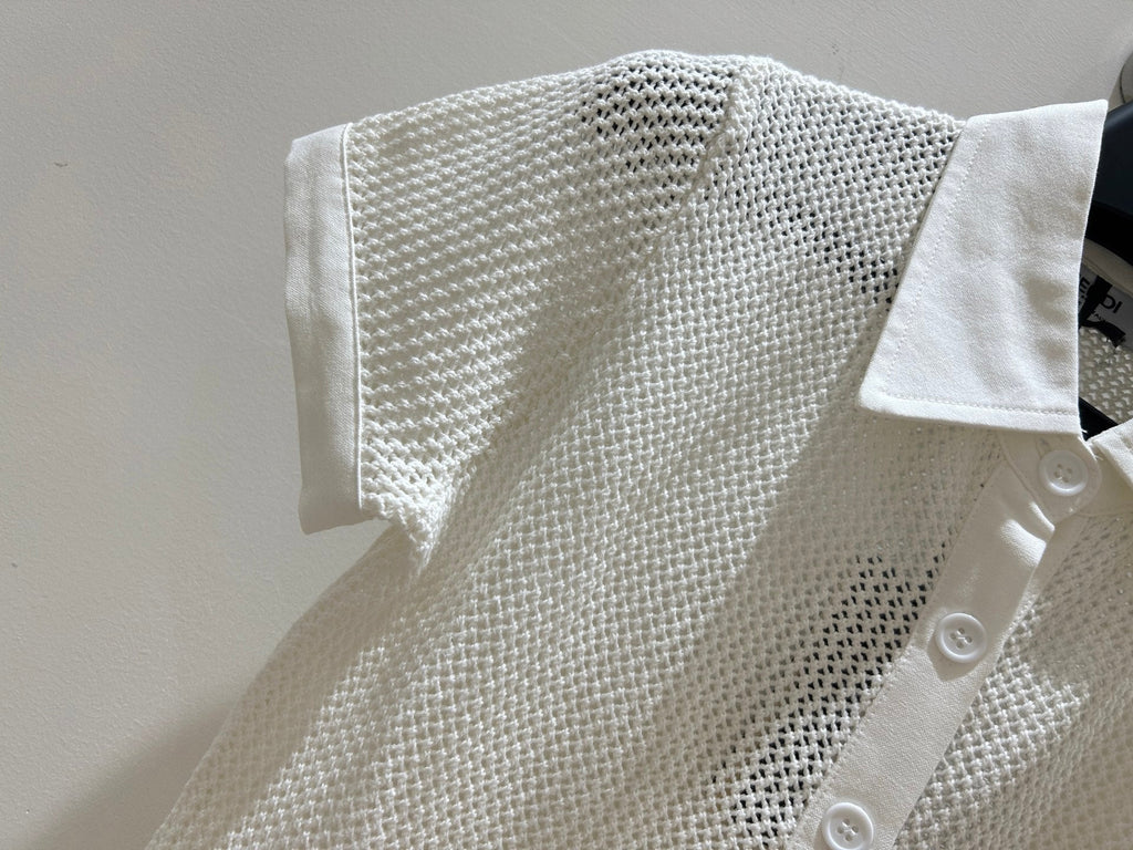 FENDI 26S SHORT SLEEVE KNIT SHIRT 061