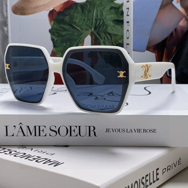 TRIOMPHE SUNGLASSES 552771 IN WHITE ACETATE