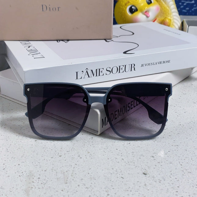MONTAIGNE SUNGLASS 560861 IN TAN BLUE ACETATE