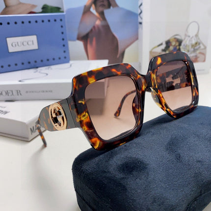 SQUARE FRAME SUNGLASSES GG0178S IN ACETATE EMBOSSED LOGO