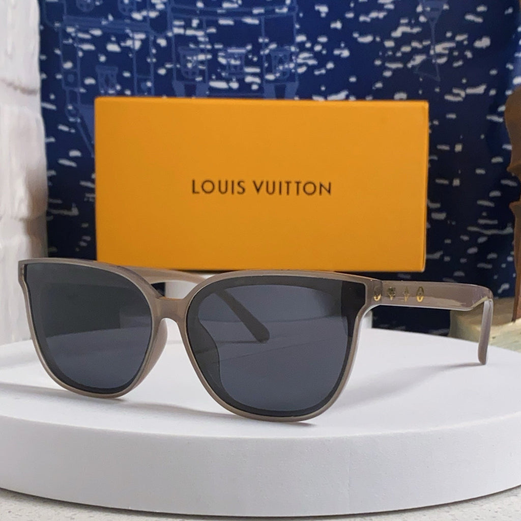 CAT EYE SUNGLASSES 571648 IN BEIGE CLEAR ACETATE