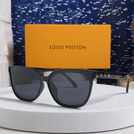 CAT EYE SUNGLASSES 571652 IN BLACK ACETATE
