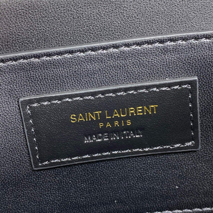SOLFERINO SMALL SATCHEL 19 IN WHITE CALFSKIN GOLD HARDWARE