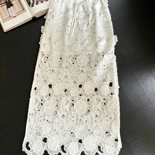 ZIMMERMANN 26S LACE MIDI SKIRT STYLE 14