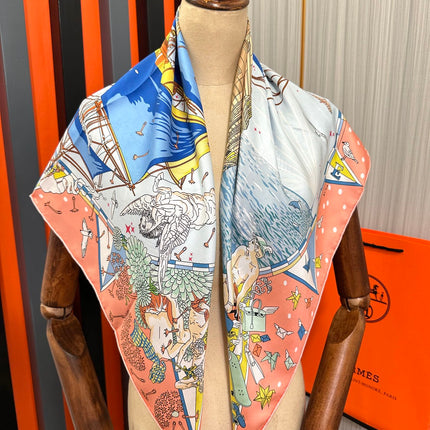 HERMES 25S SCARF 90 IN SILK 730532