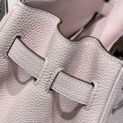 HERMES 25S BIRKIN 30 IN PINK BABY CALFSKIN SILVER HARDWARE