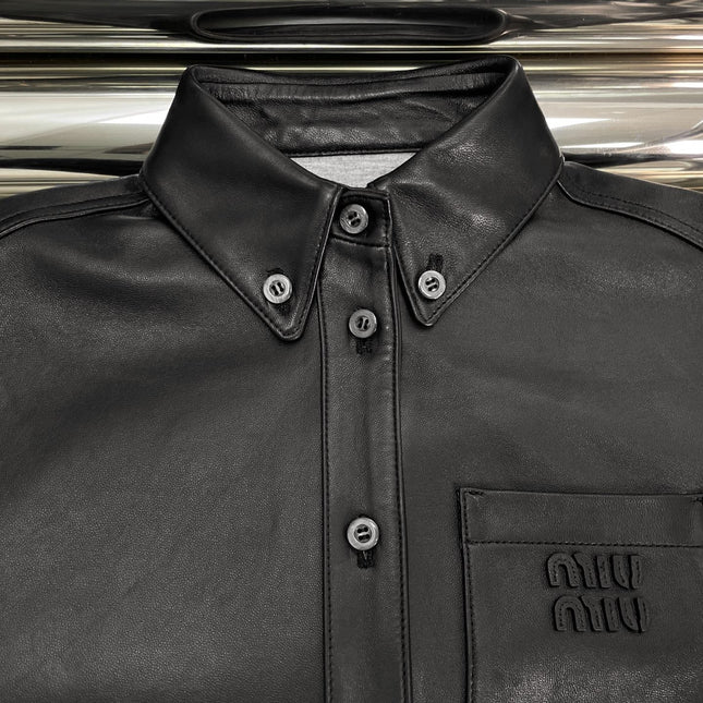 MIUMIU LEATHER JACKET STYLE 514