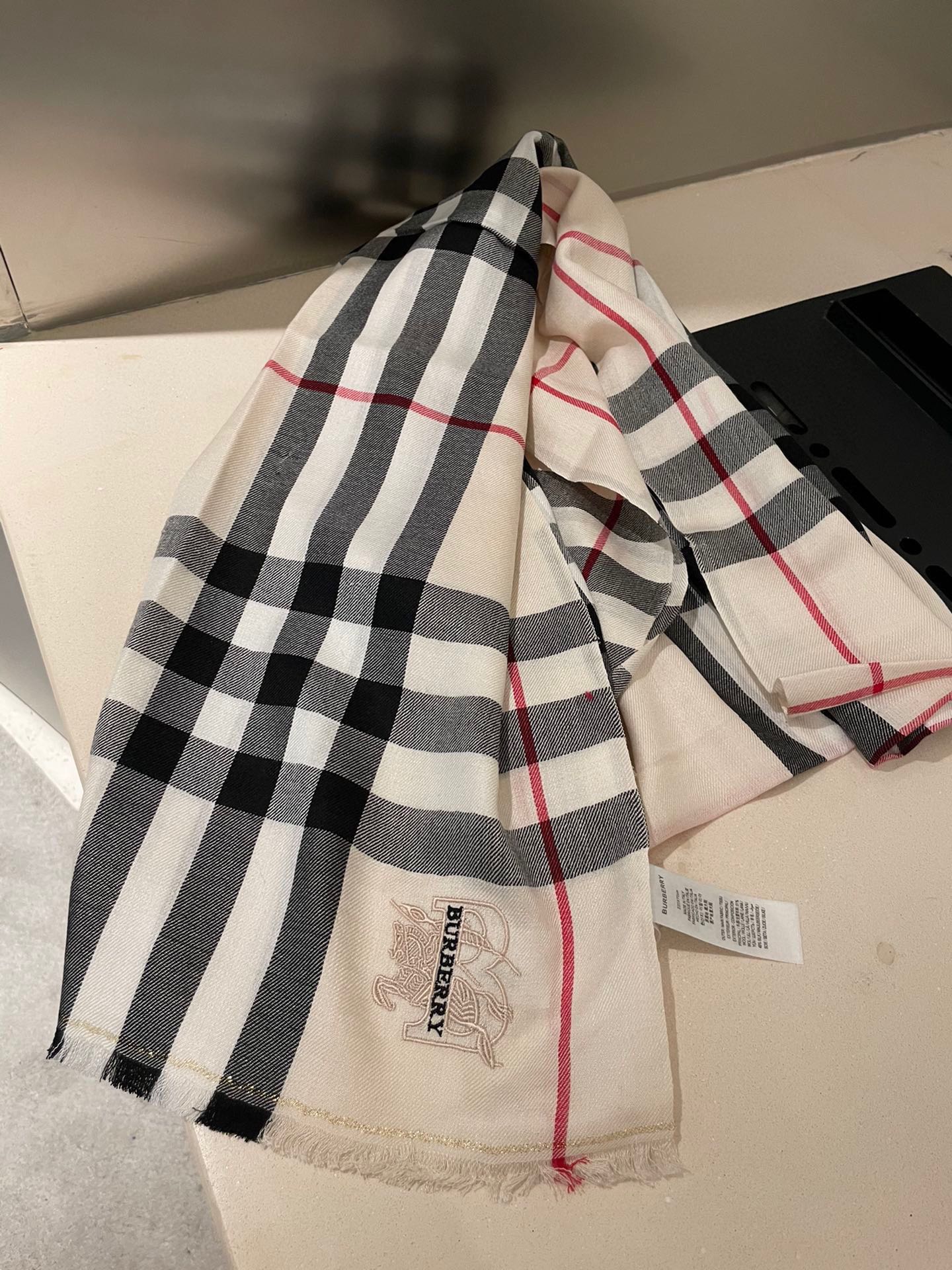 BBR SCARF 200 CM IN CASHMERE 574543
