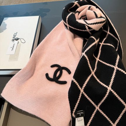 CHANEL 25S SCARF 180 CM IN WOOL CASHMERE 943030