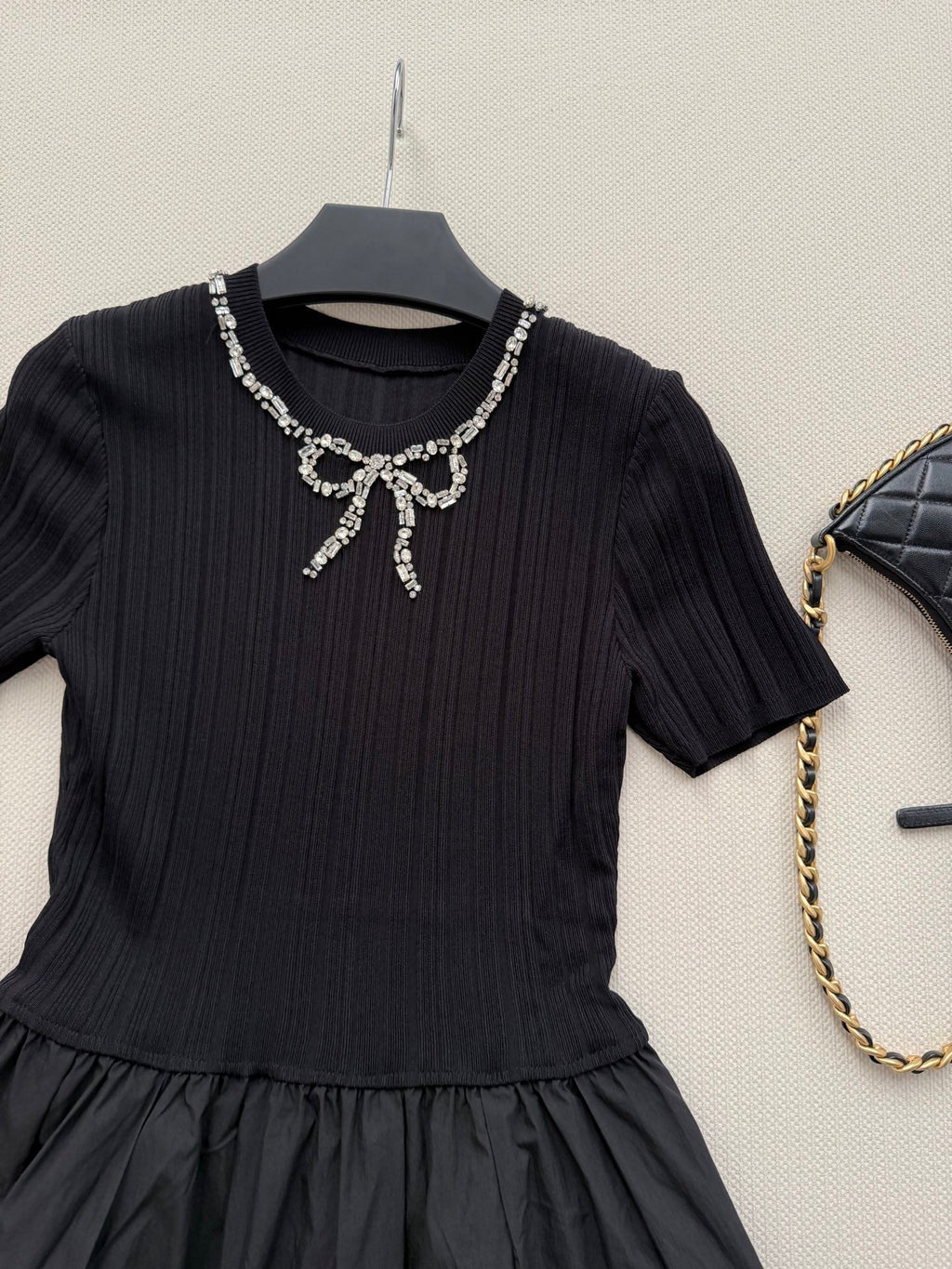 VALENTINO 26S SHORT SLEEVE KNIT DRESS 213