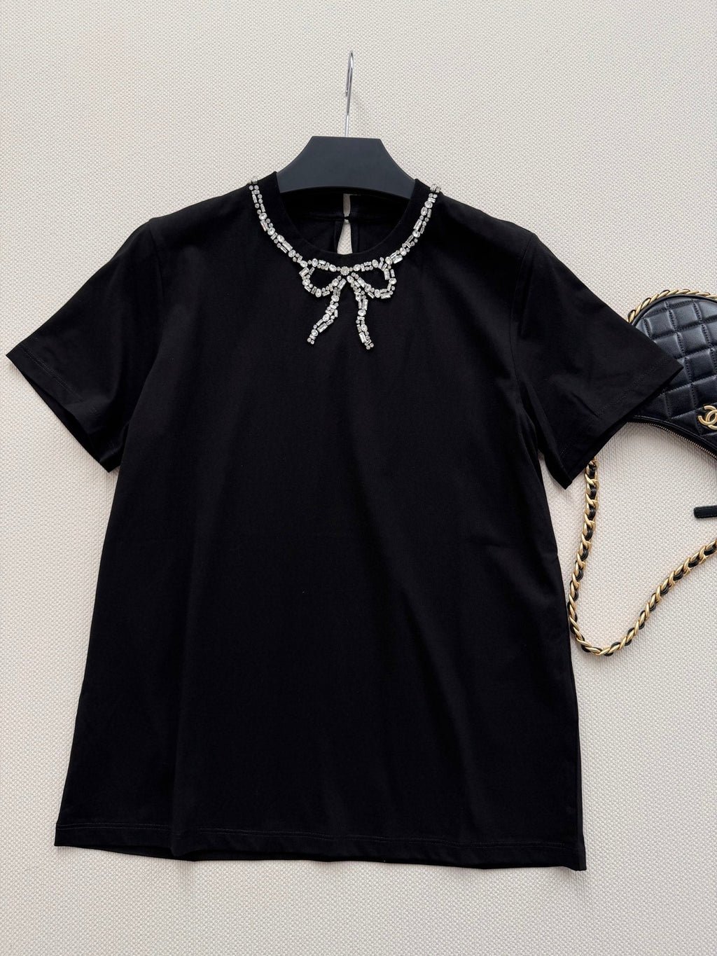 VALENTINO 26S BOW DETAIL T-SHIRT 211