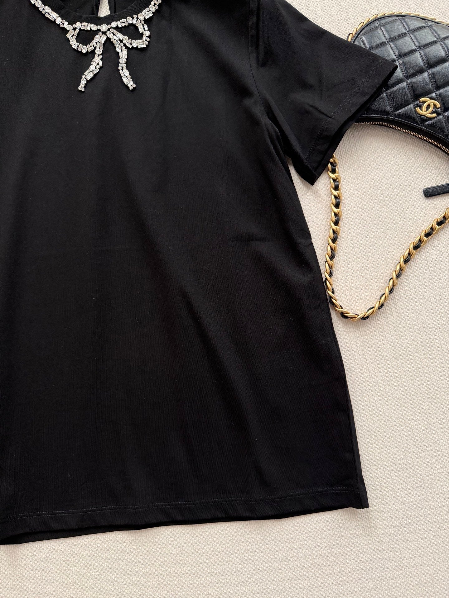 VALENTINO 26S BOW DETAIL T-SHIRT 211
