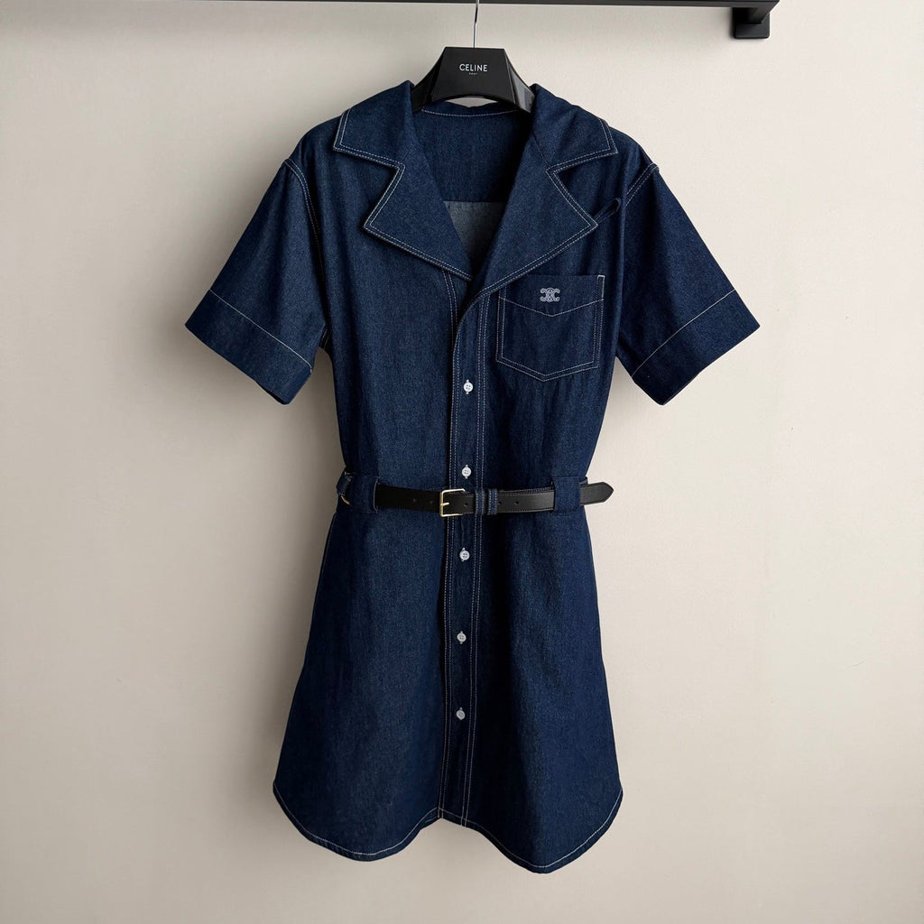 CELINE 26S DENIM DRESS 314